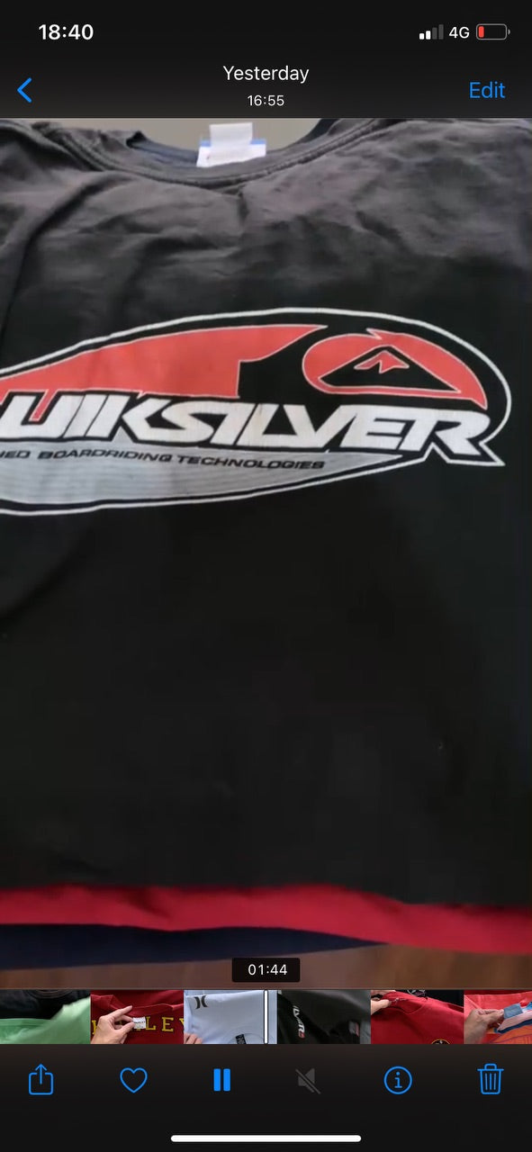 Vintage surf quiksilver etc T-shirts bundle- 25 pcs