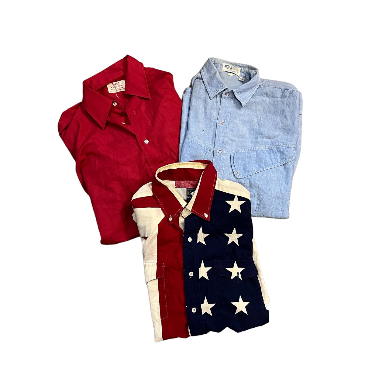 Wholesale Vintage Button Up Shirts 100 Pounds