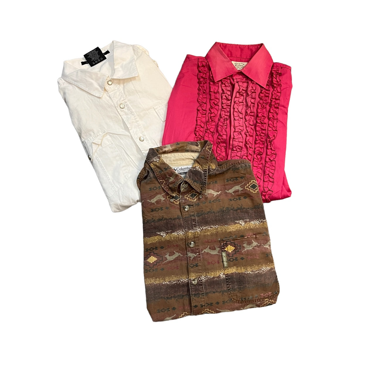 Wholesale Vintage Button Up Shirts 100 Pounds