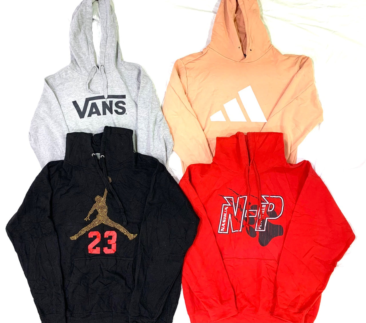 Sweatshirt hooded branded (15 pieces)