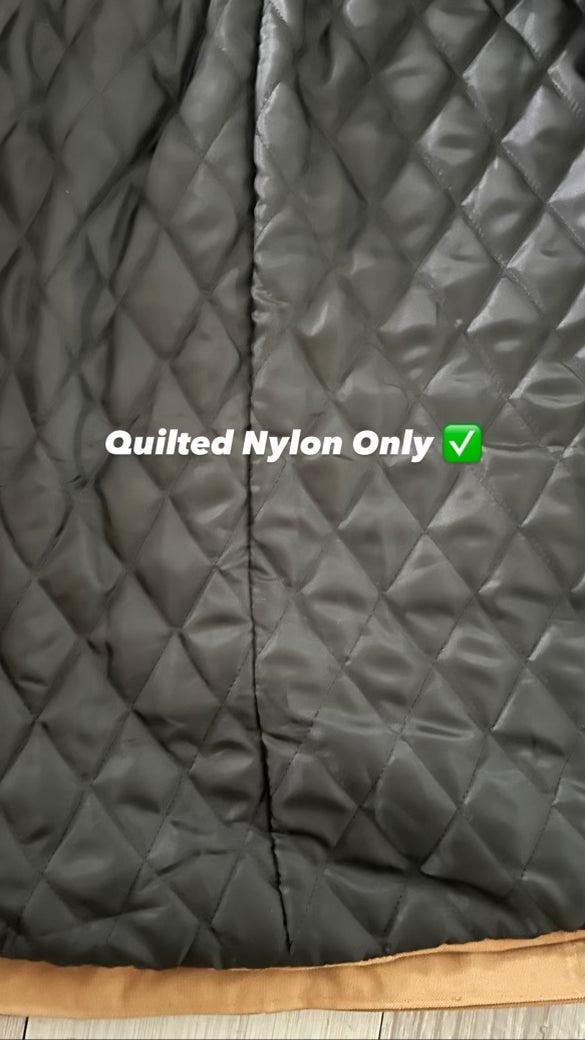Fleek Credit: Custom Carhartt Rework Jackets - 110 TOTAL (SMALL: 10, MEDIUM: 20, LARGE: 40, XL: 40) || EARTH TONES COLOR ONLY (GRAY,BLACK,BROWN,BLUE, GREEN) || NO ZIPPER ON HAND POCKETS || YES ZIPPER ON CHEST POCKETS || SEE PICTURES -- 90%