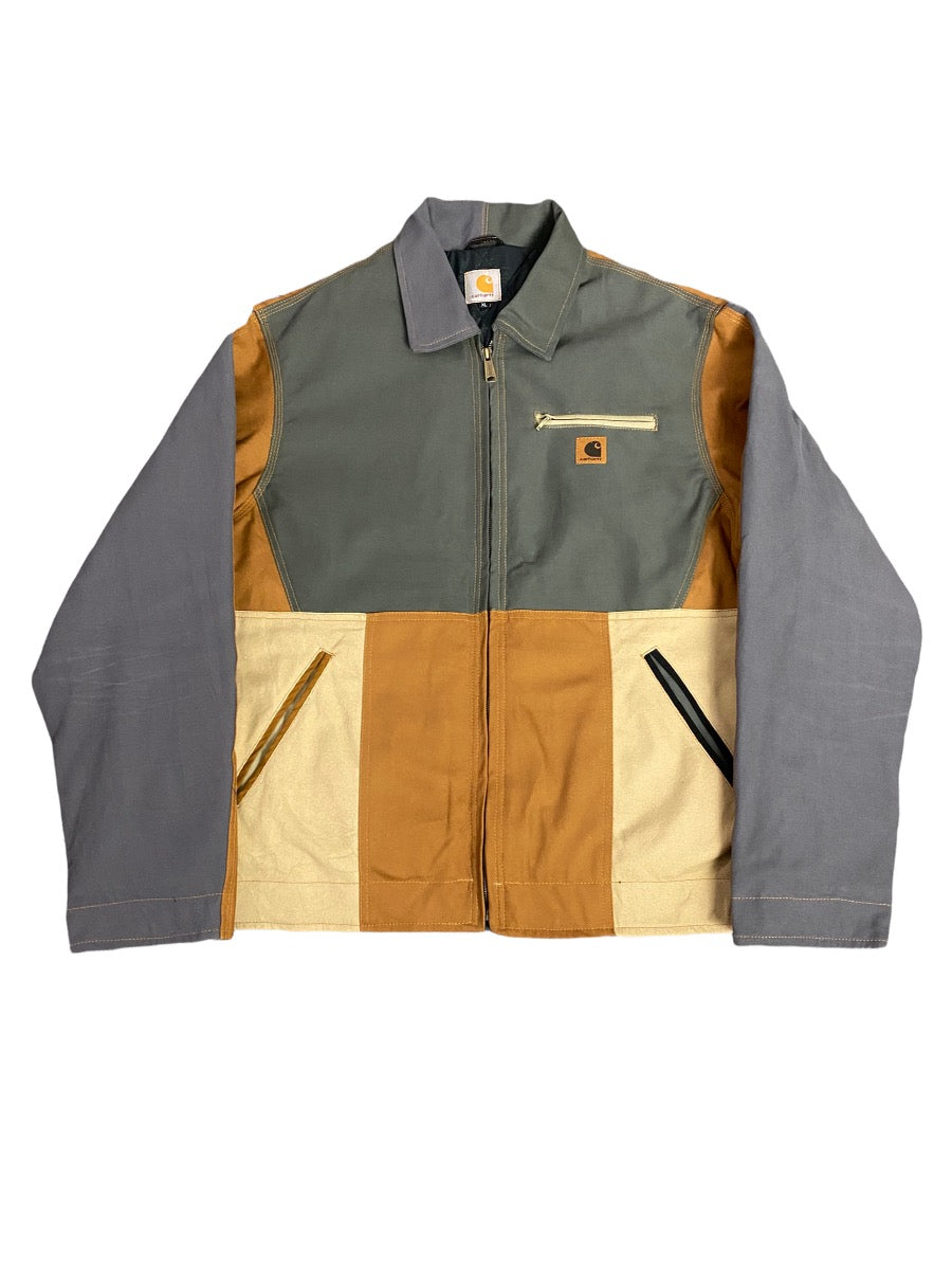 Fleek Credit: Custom Carhartt Rework Jackets - 110 TOTAL (SMALL: 10, MEDIUM: 20, LARGE: 40, XL: 40) || EARTH TONES COLOR ONLY (GRAY,BLACK,BROWN,BLUE, GREEN) || NO ZIPPER ON HAND POCKETS || YES ZIPPER ON CHEST POCKETS || SEE PICTURES -- 90%