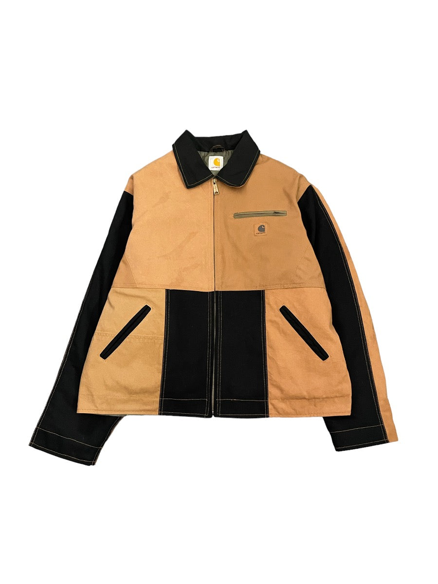 Fleek Credit: Custom Carhartt Rework Jackets - 110 TOTAL (SMALL: 10, MEDIUM: 20, LARGE: 40, XL: 40) || EARTH TONES COLOR ONLY (GRAY,BLACK,BROWN,BLUE, GREEN) || NO ZIPPER ON HAND POCKETS || YES ZIPPER ON CHEST POCKETS || SEE PICTURES -- 90%
