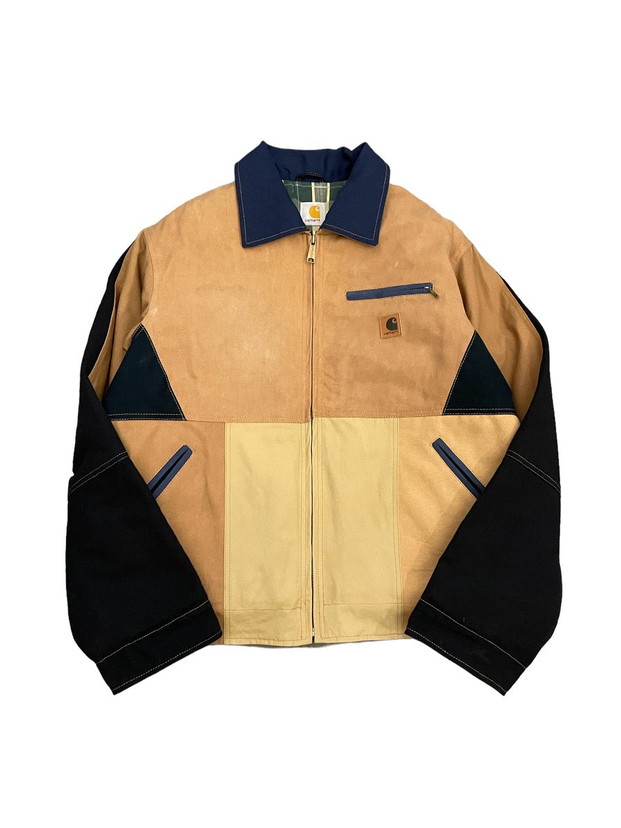 Fleek Credit: Custom Carhartt Rework Jackets - 110 TOTAL (SMALL: 10, MEDIUM: 20, LARGE: 40, XL: 40) || EARTH TONES COLOR ONLY (GRAY,BLACK,BROWN,BLUE, GREEN) || NO ZIPPER ON HAND POCKETS || YES ZIPPER ON CHEST POCKETS || SEE PICTURES -- 90%