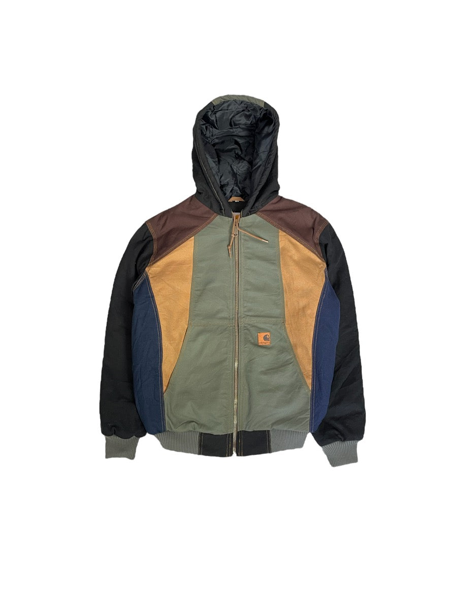 Fleek Credit: Custom Carhartt Rework Jackets: 70 TOTAL (10 SMALL/20 MEDIUM/25 LARGE/15XL), EARTH TONE COLORS ONLY (GRAY/BLACK/BLUE/BROWN/TAN/GREEN), NEED SIZE LABELS, LOOK AT PICTURES INCLUDED -- 70%