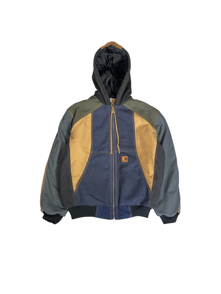 Fleek Credit: Custom Carhartt Rework Jackets: 70 TOTAL (10 SMALL/20 MEDIUM/25 LARGE/15XL), EARTH TONE COLORS ONLY (GRAY/BLACK/BLUE/BROWN/TAN/GREEN), NEED SIZE LABELS, LOOK AT PICTURES INCLUDED -- 70%