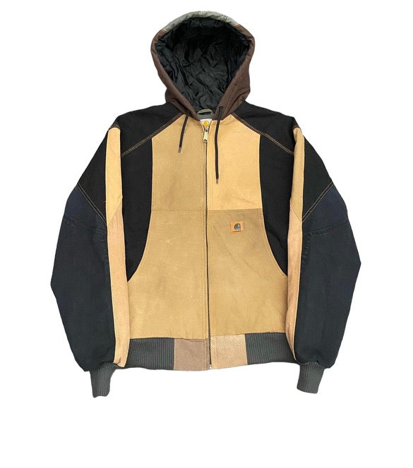 Fleek Credit: Custom Carhartt Rework Jackets: 70 TOTAL (10 SMALL/20 MEDIUM/25 LARGE/15XL), EARTH TONE COLORS ONLY (GRAY/BLACK/BLUE/BROWN/TAN/GREEN), NEED SIZE LABELS, LOOK AT PICTURES INCLUDED -- 70%
