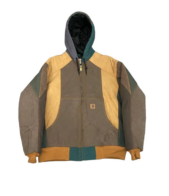Fleek Credit: Custom Carhartt Rework Jackets: 70 TOTAL (10 SMALL/20 MEDIUM/25 LARGE/15XL), EARTH TONE COLORS ONLY (GRAY/BLACK/BLUE/BROWN/TAN/GREEN), NEED SIZE LABELS, LOOK AT PICTURES INCLUDED -- 70%